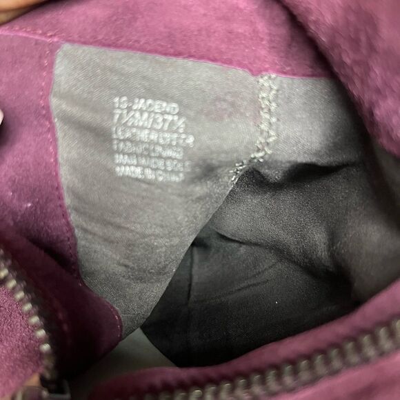 1.State burgundy suede side zip booties sz 7.5 - Picture 10 of 10